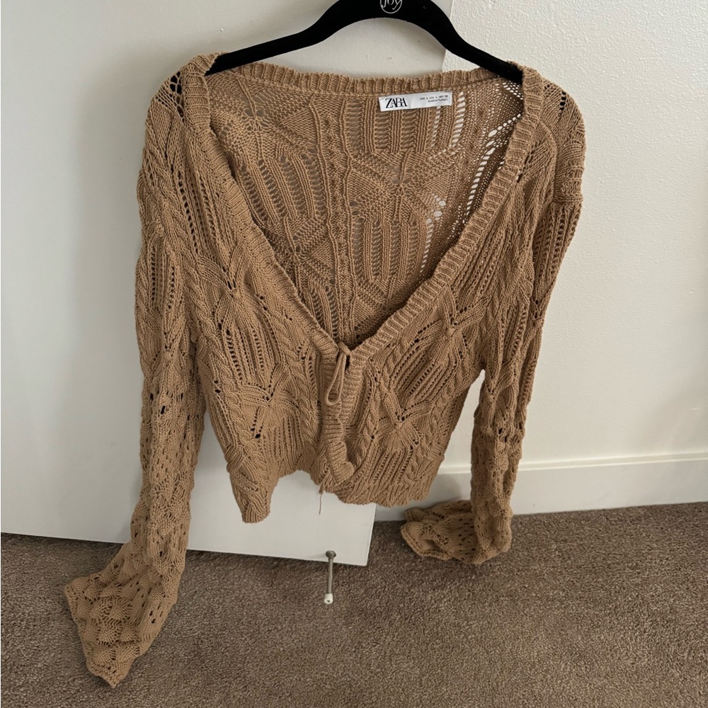 Zara Crochet cardigan